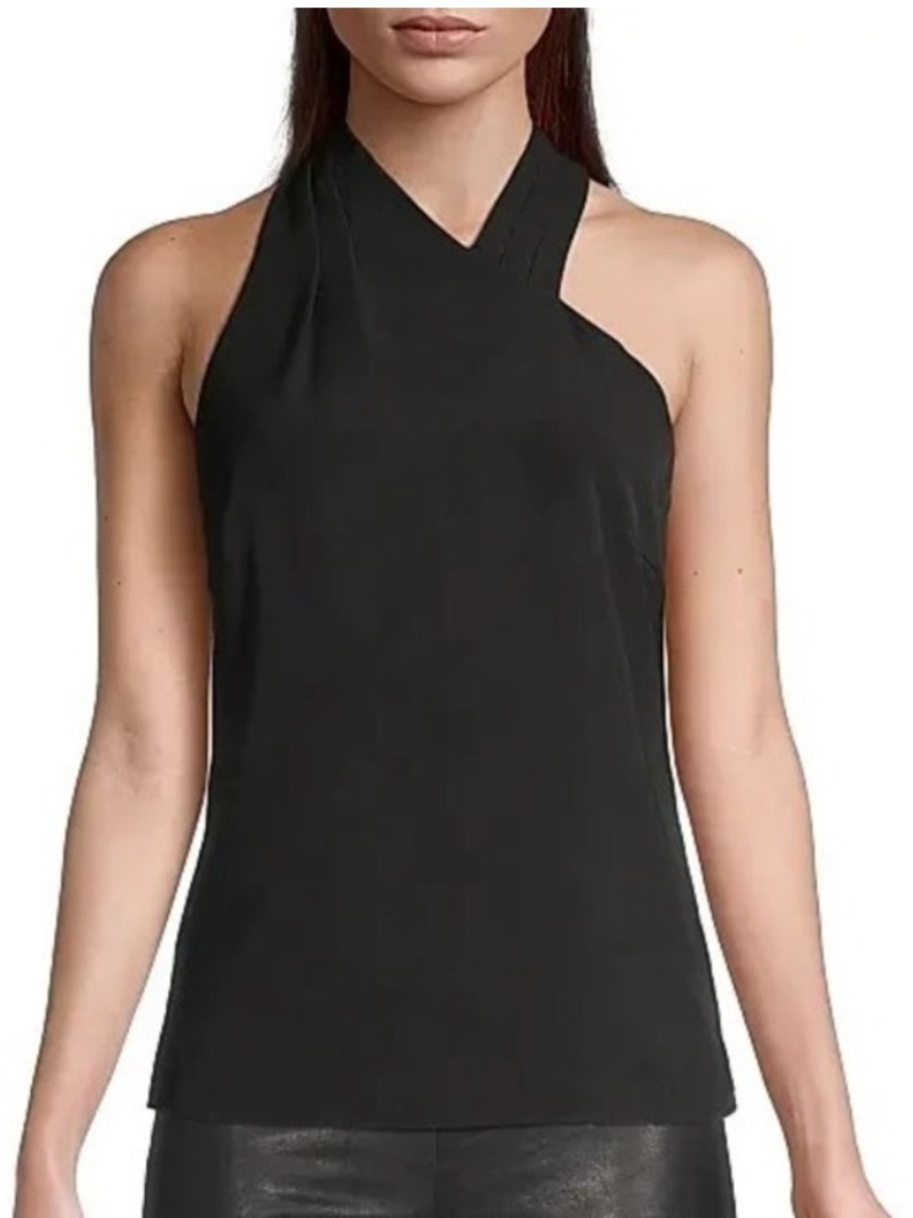 Milly Black Halter Tank Top